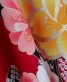 参列振袖[ブランド][ガーリー]ピンクみの強い赤に桜[身長166cmまで]No.861